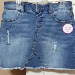 Skirt with built in shorts